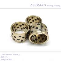 China manufacturer sliding bushing, brass bush with graphite